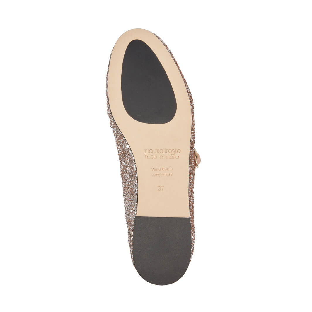 Ballerine Glitter Punta Tonda