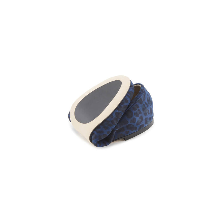 Ballerine Animalier Blu