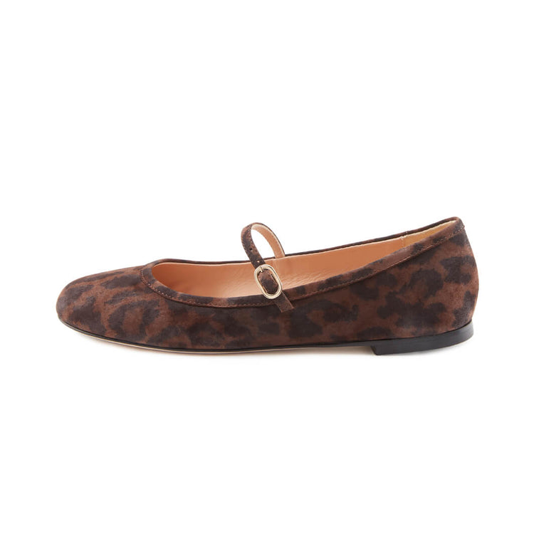 Ballerine Animalier Marroni