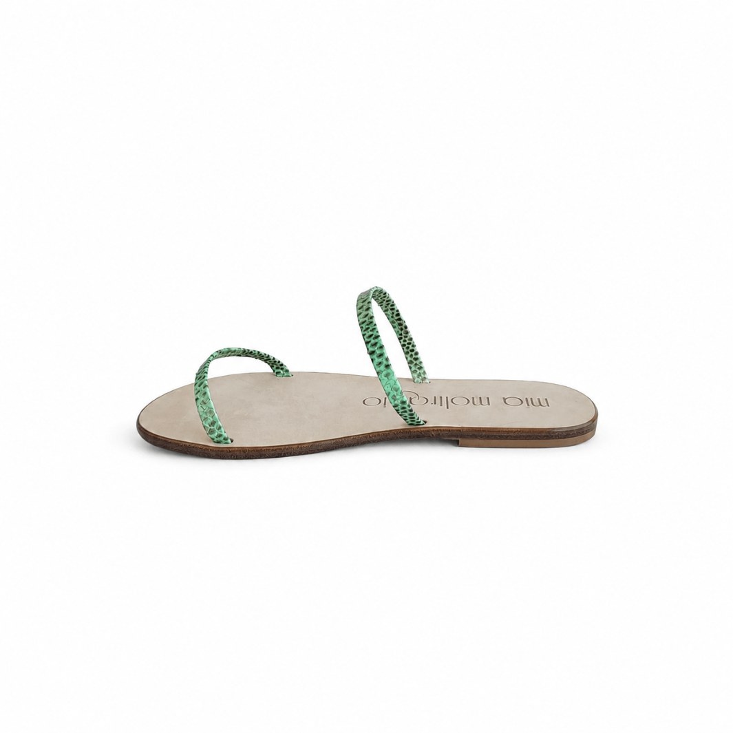 White Studded Slippers