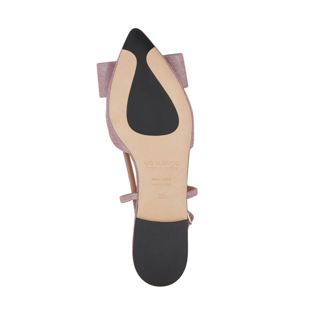 Gold Glitter Slingback Sandal