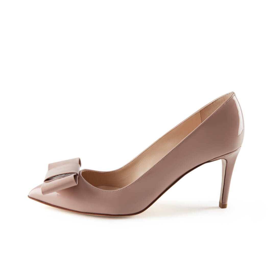 Scarpe Tacco Rosa Vernice