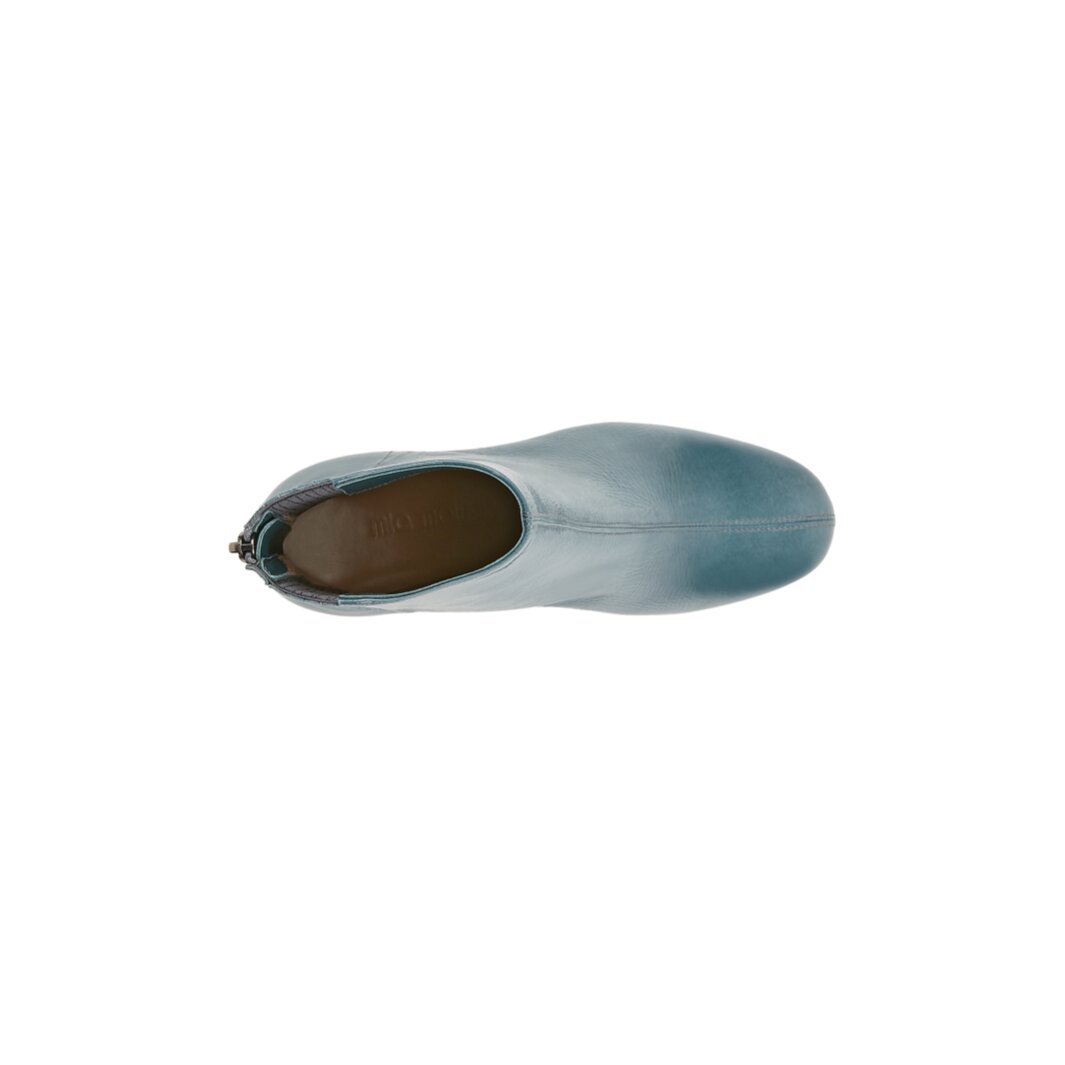 Stivaletti Blu in Pelle