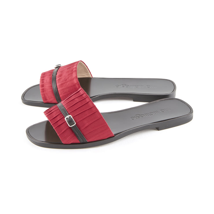 Ciabattine Satin Fucsia